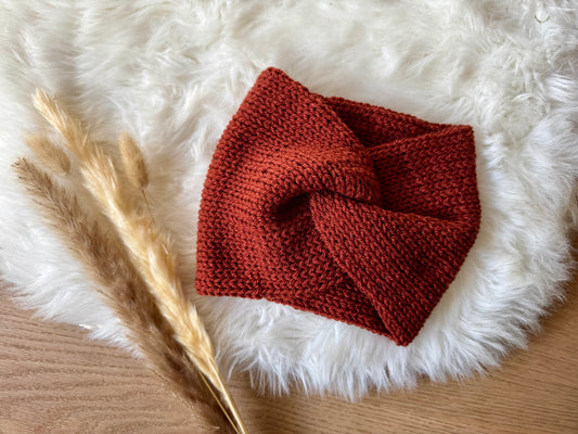 Stirnband Terrakotta